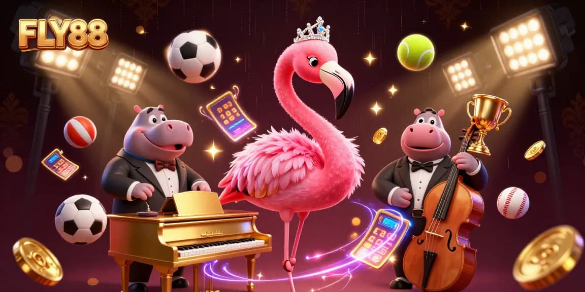 Experience FLY88's vibrant casino world with dynamic visuals and engaging gaming elements.