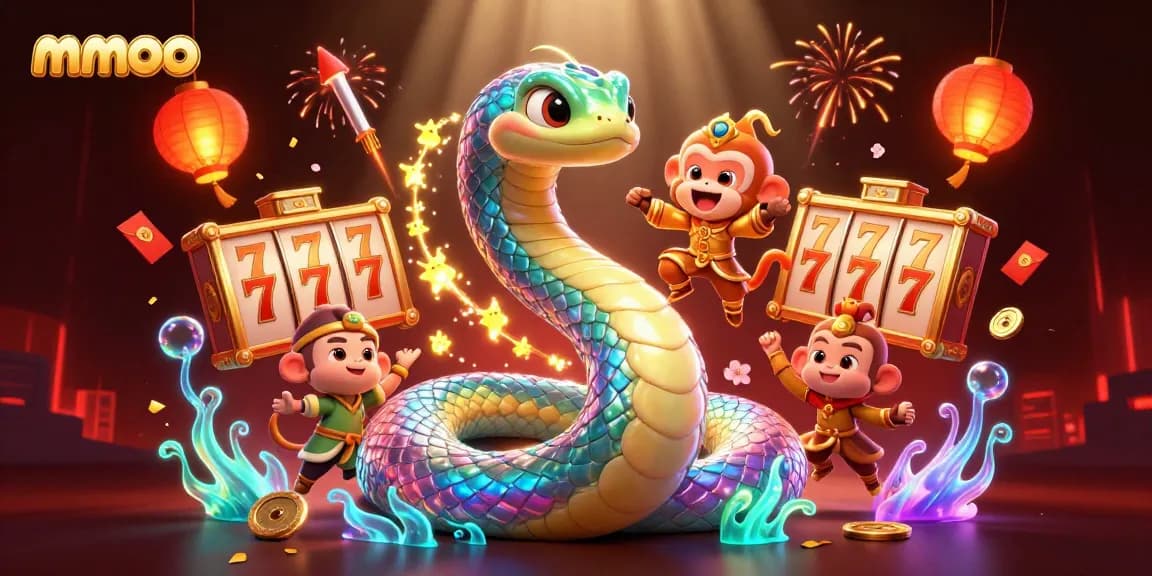 Experience the thrill of mmoo with vibrant 3D illustration showcasing casino excitement and rich visuals.