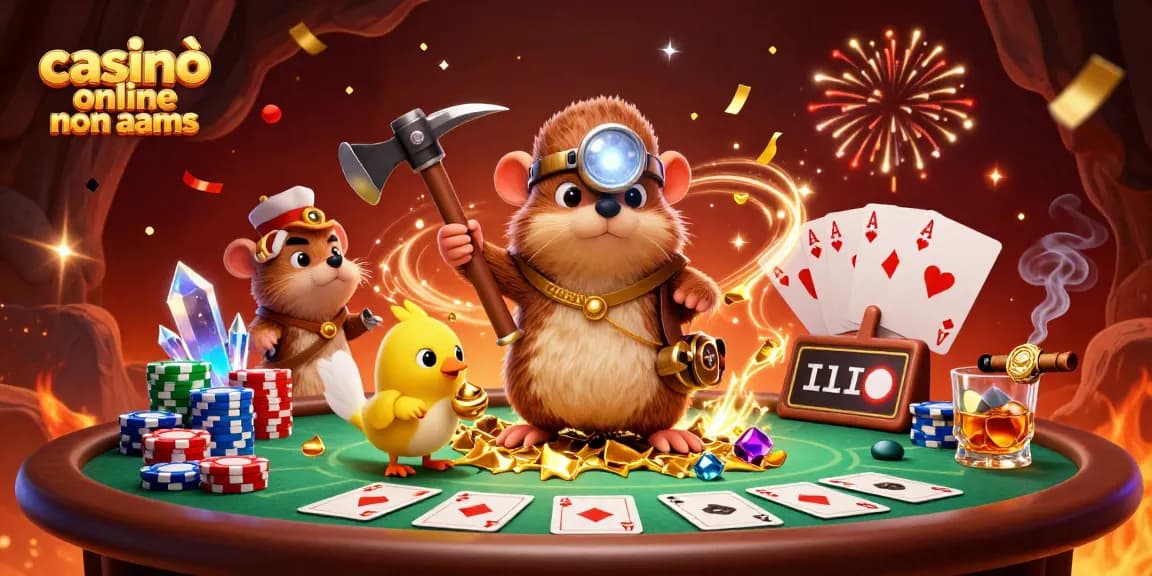 Scopri l'azione nei casinò online non AAMS con il nostro esploratore e la carriera dorata.