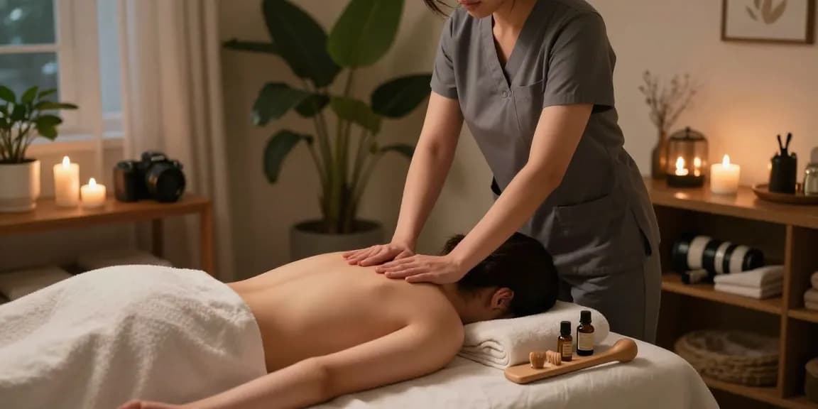 Enjoy a relaxing 노원출장마사지 session in a cozy home with a skilled therapist providing care.