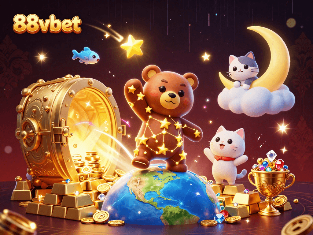 Catch big wins with 88vbet in this vibrant casino scene rich with gold and excitement
