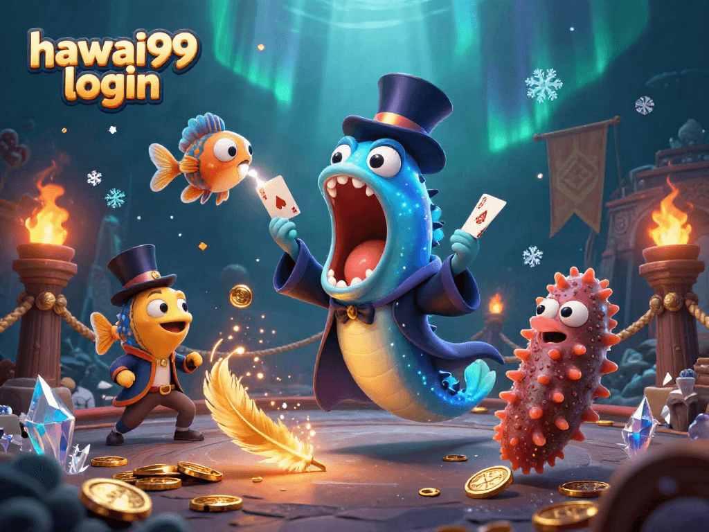Experience the excitement of hawai99 login with engaging underwater casino magic and vibrant gambling elements.