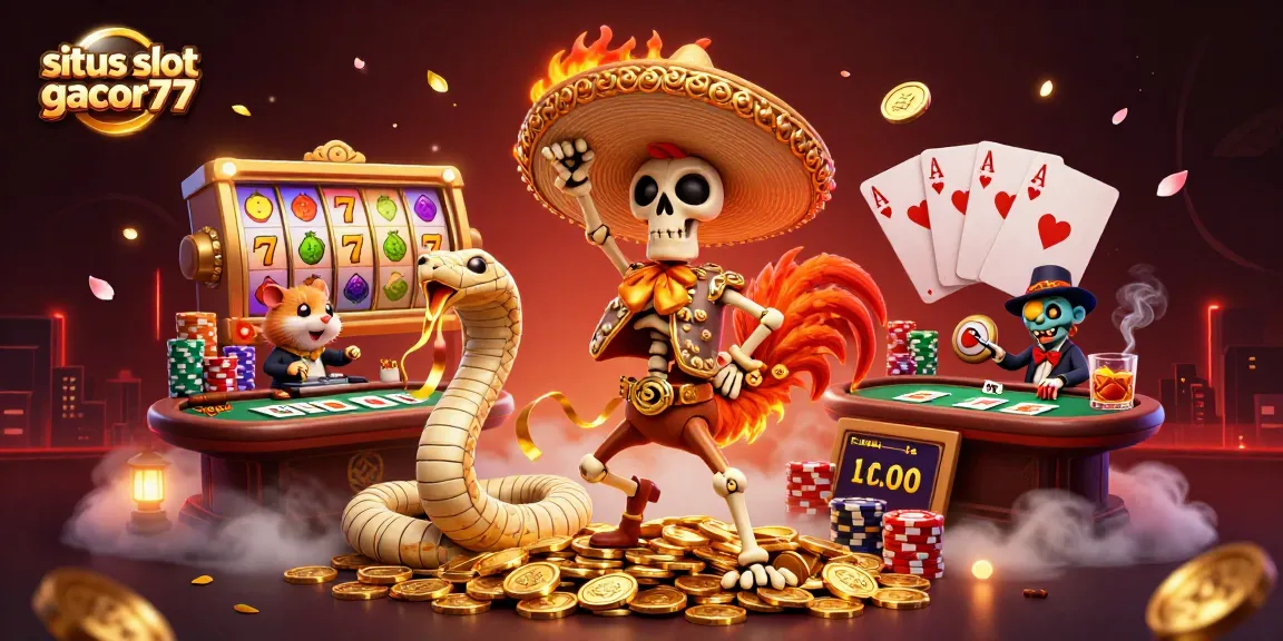 Spin and win at situs slot gacor77 with vibrant slot games and lively characters in an engaging atmosphere.