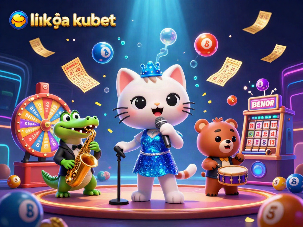 Join the excitement of link vào kubet with a vibrant 3D casino scene featuring lively characters.