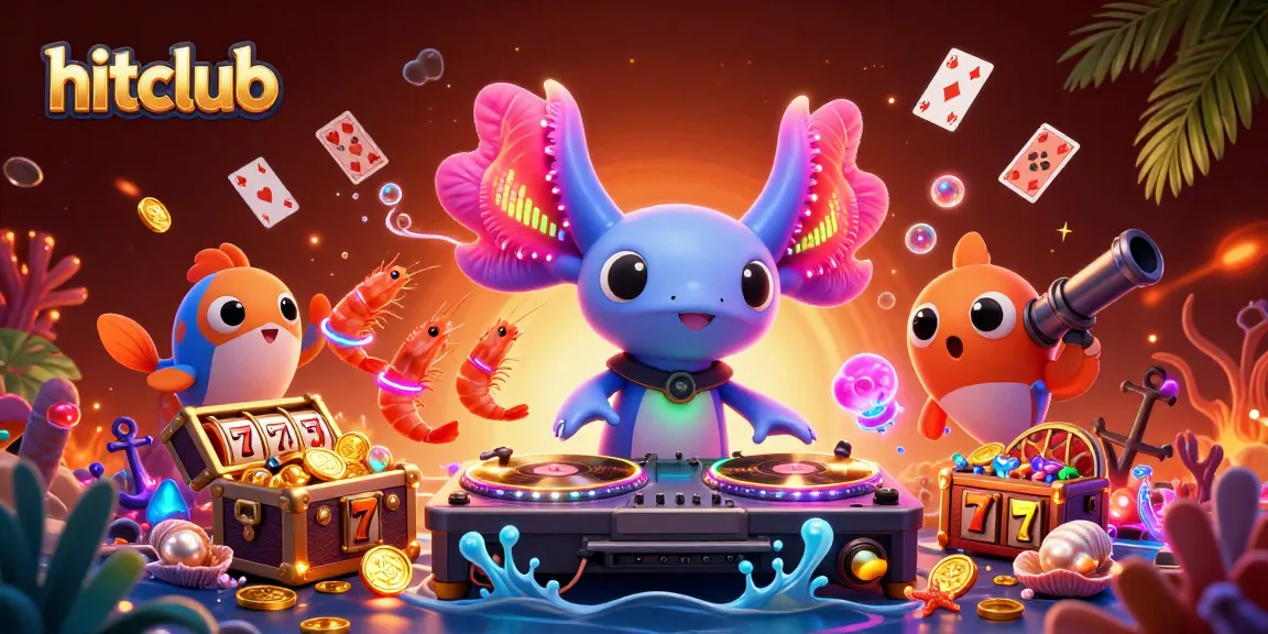 Experience vibrant gaming action with hitclub's underwater casino adventure featuring thrilling characters and extraordinary visuals.