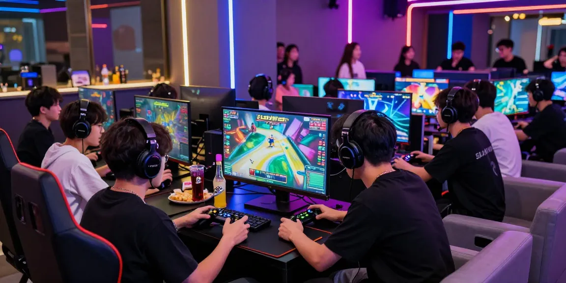 Exciting gaming tournament featuring slot88 sessions in an energetic lounge.