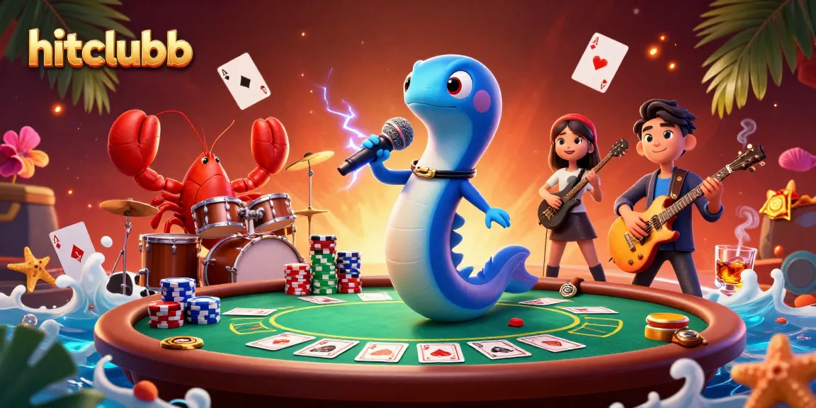 Experience the thrill of hitclubb with an electric eel DJ and vibrant underwater casino atmosphere.