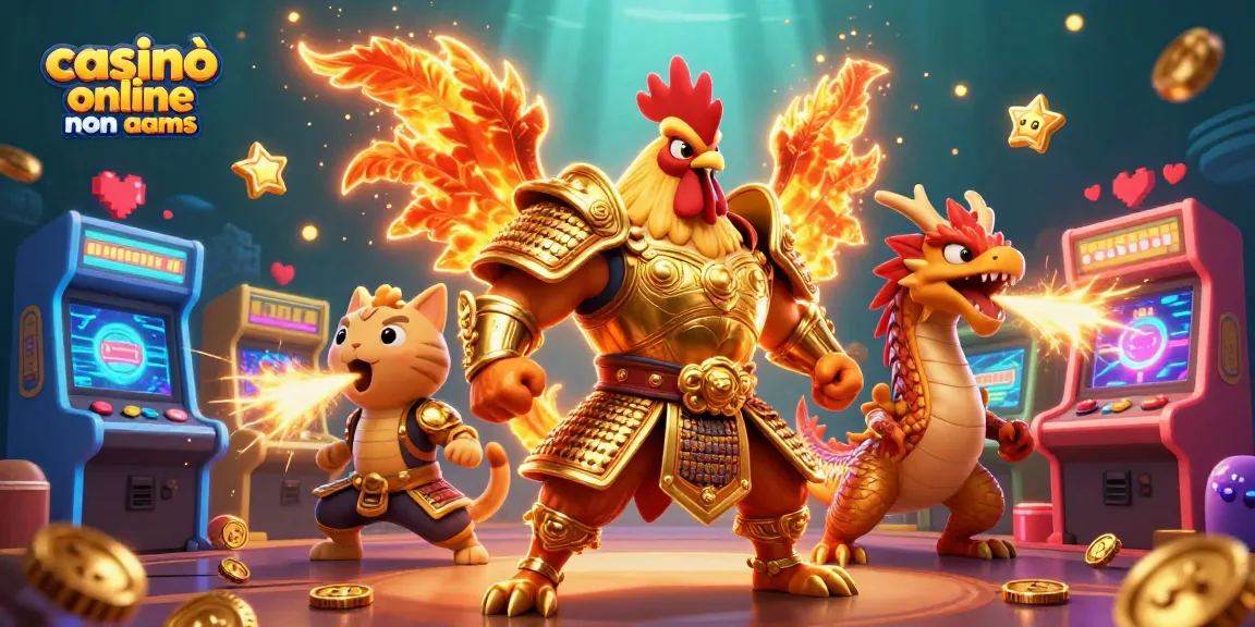Giocando nei casinò online non AAMS, esplora avventure con personaggi di giochi e macchine colorate.