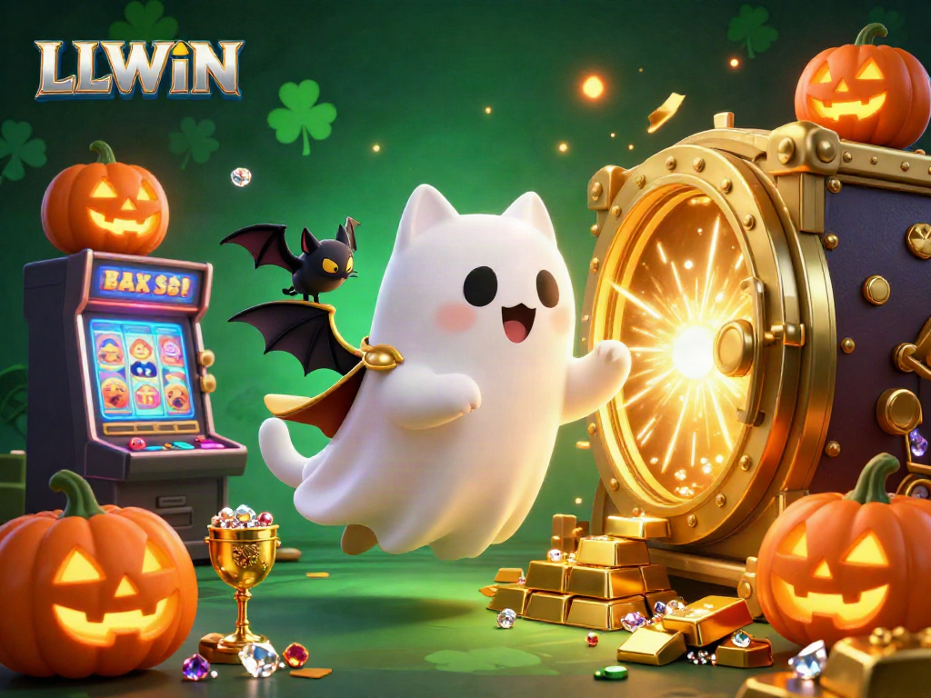Engage with LLWIN in a thrilling casino environment filled with treasures and magical characters.