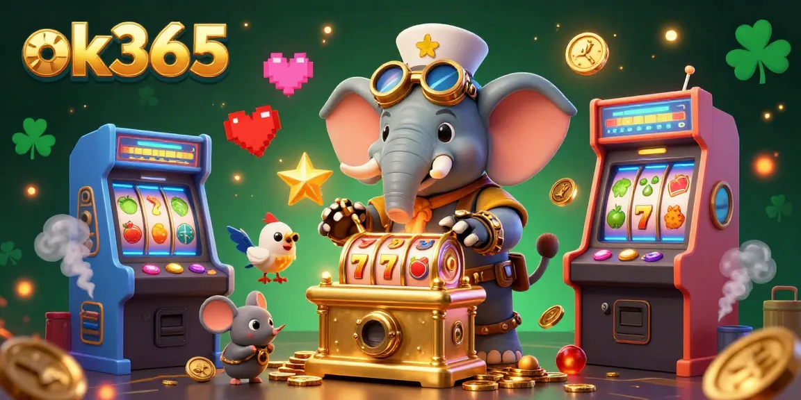 Experience thrilling gameplay at ok365 with vibrant steampunk characters and dynamic slot elements