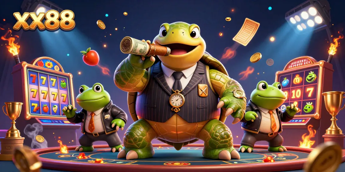 Experience thrilling gameplay at xx88, featuring a vibrant casino scene with dynamic slot elements.