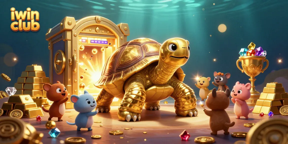 Experience the excitement of iwin club with an engaging scene of gambling fun and rich treasures.