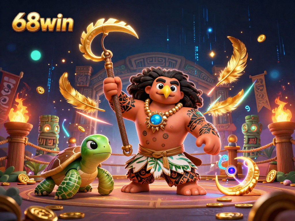 Experience thrilling gameplay at 68win, where the excitement of winning is brought to life in a vibrant casino setting.