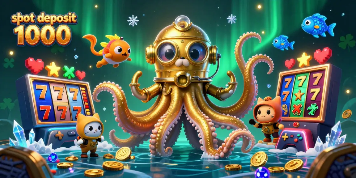 Spin to win with slot deposit 1000 and encounter luck with vibrant slot machines in the underwater casino.