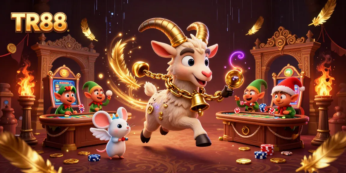 TR88 brings excitement with Krampus and gremlins in a vibrant casino scene.