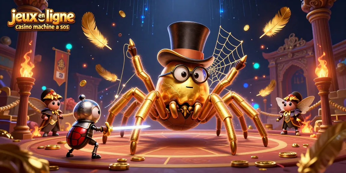 Jouez à des machines à sous innovantes avec les jeux en ligne casino machine à sous captivants dans une illustration dynamique.