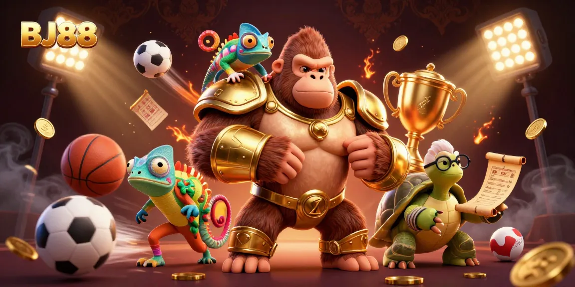 Win big at BJ88 with dynamic sports betting scenarios featuring engaging characters and thrilling action.