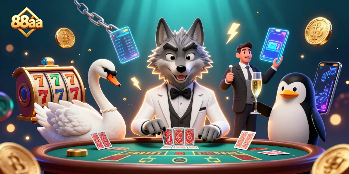 Engage with 88aa's vibrant casino experience featuring dazzling 3D characters and interactive gaming elements.