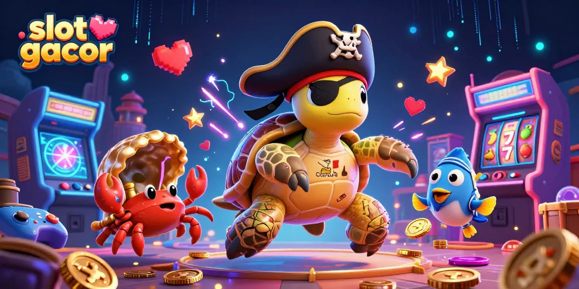 Engage with slot gacor winning strategies featuring cartoon characters and vibrant casino elements.