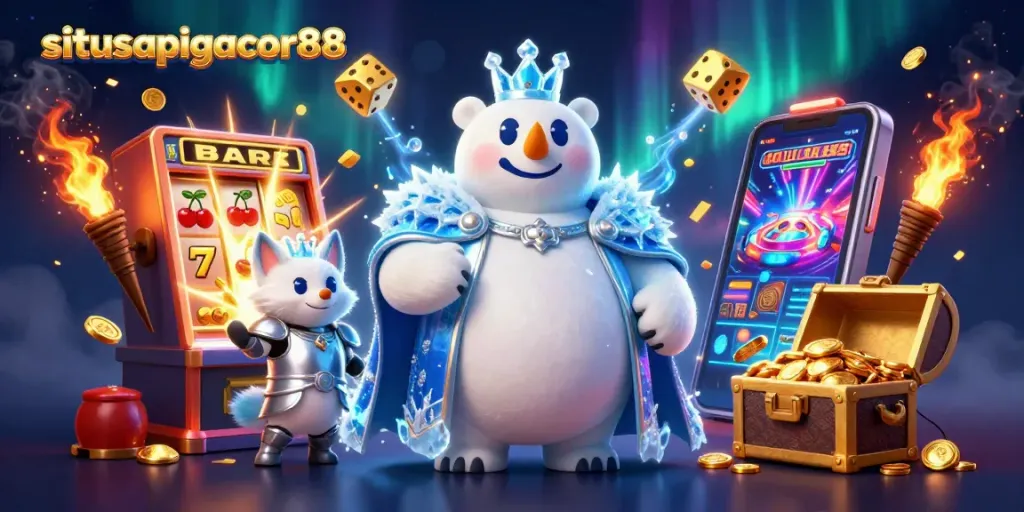 Engage in thrilling wins at situsapigacor88 with the dynamic 3D illustration of our exciting gaming world.