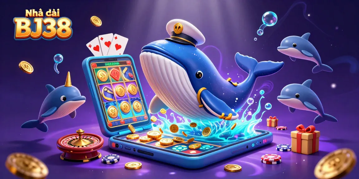 Engage in thrilling betting adventures at Nhà cái BJ38 with vibrant 3D casino elements.