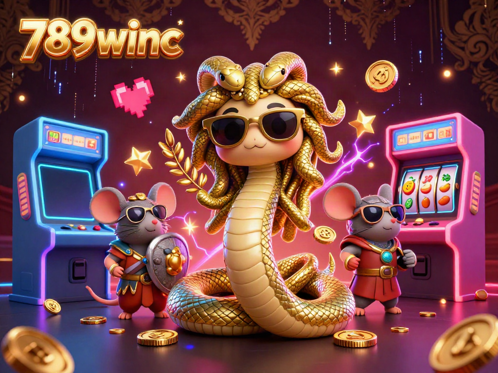 Play engaging slot games at 789winc with vibrant machines, fruits, and jackpot elements.