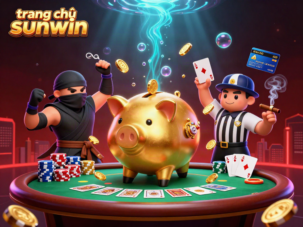 Experience the thrilling action at trang chủ sunwin with vibrant characters and casino elements.